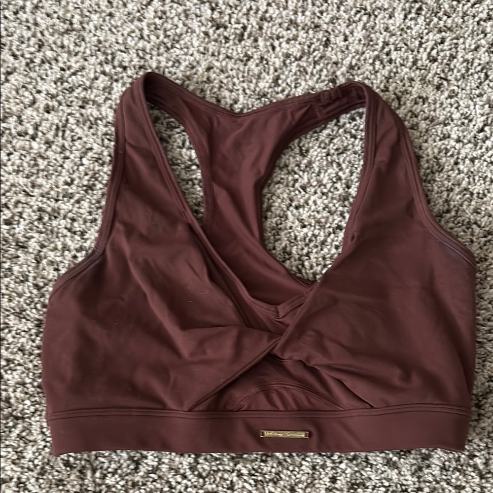 Gymshark Brown Seamless Sports Bra
